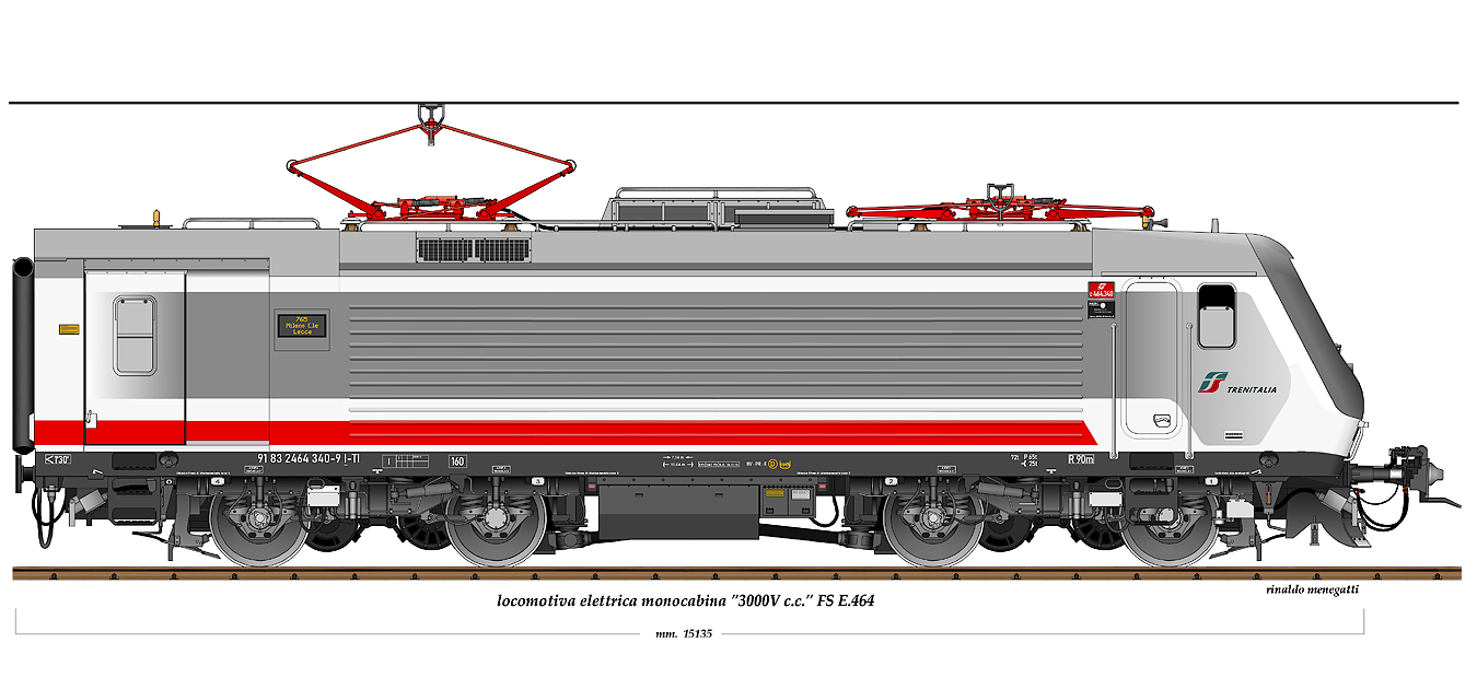 Locomotive a corrente continua - E.464
