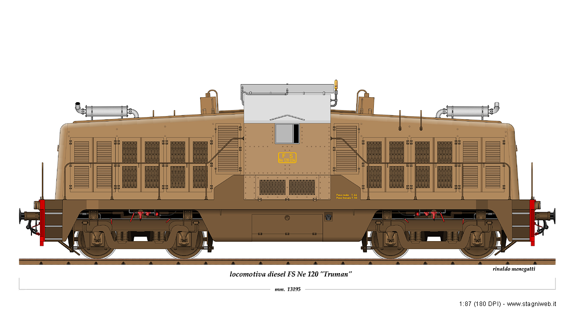 Locomotive diesel - Ne.120 