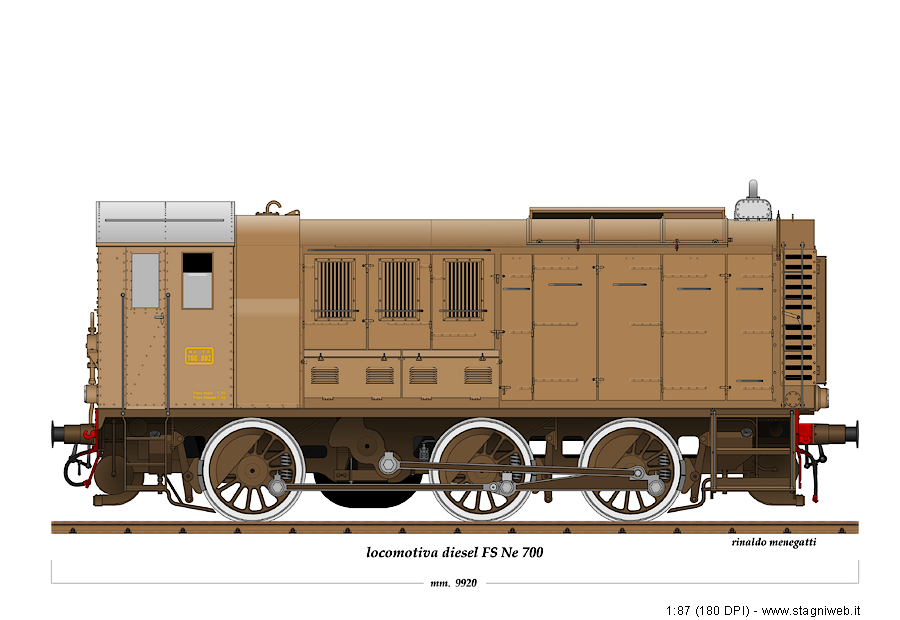 Locomotive diesel - Ne.700