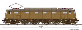 Locomotive a corrente continua - E.428.123-203