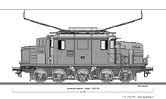 Locomotive elettriche trifasi - E.554