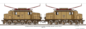 Le macchine classiche - E.554.134+161 a comando multiplo.
