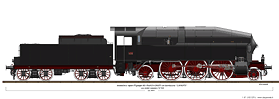 Locomotive a vapore con tender separato - Gr. 683 Franco-Crosti