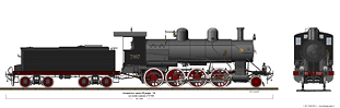 Locomotive a vapore con tender separato - Gr. 720