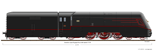 Locomotive a vapore con tender separato - A.691.026