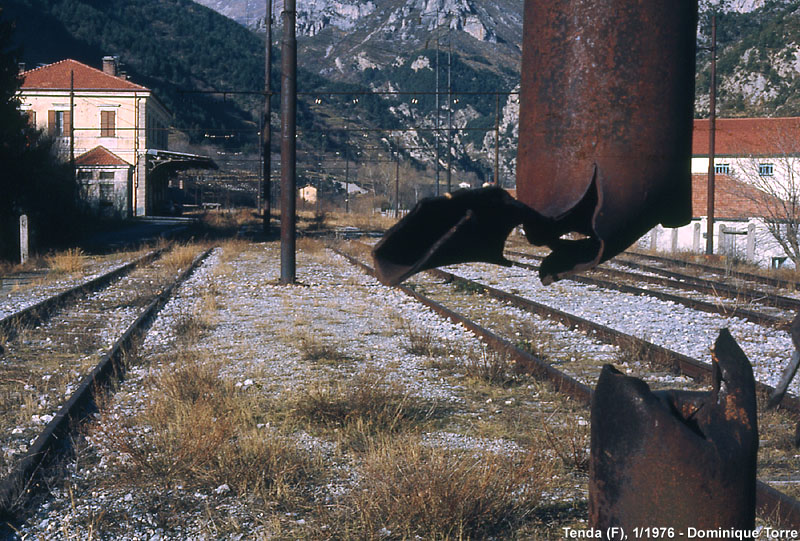 La linea del Tenda prima della ricostruzione - Tenda.