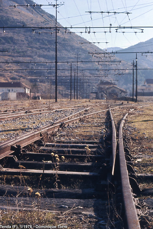 La linea del Tenda prima della ricostruzione - Tenda.