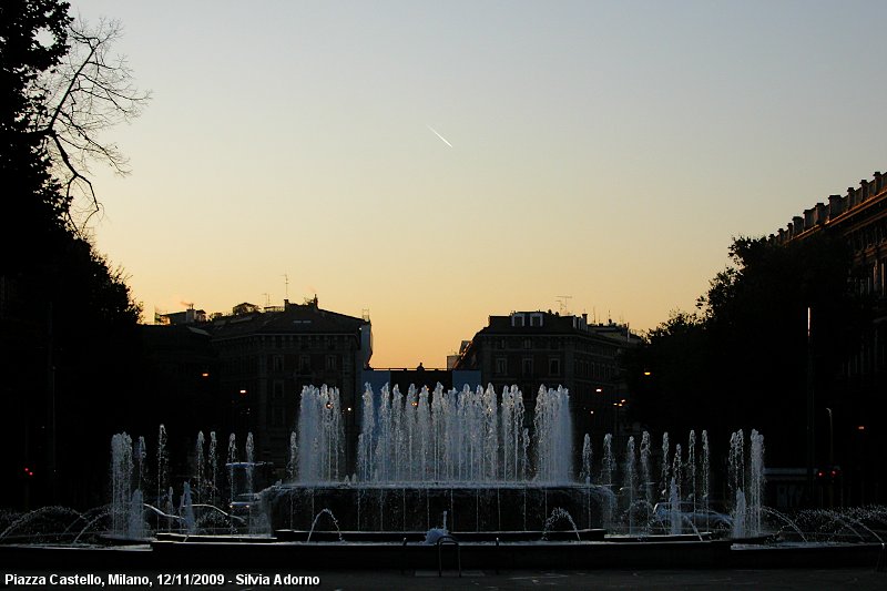 Intorno al Castello - Fontana all'alba.