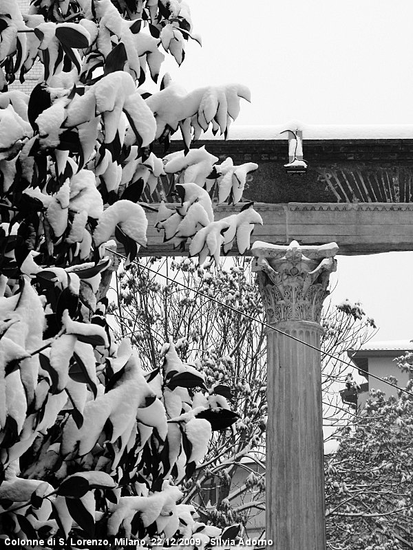 Tempo di neve - Colonne di S.Lorenzo.
