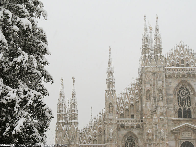 Le ore del duomo - Neve.