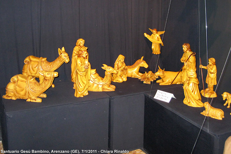 Arenzano (GE) - Presepe ligneo.