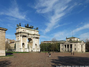 Intorno al Parco Sempione - Arco della Pace.