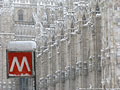 MM, Metropolitana Milanese - Neve e metropolitana.