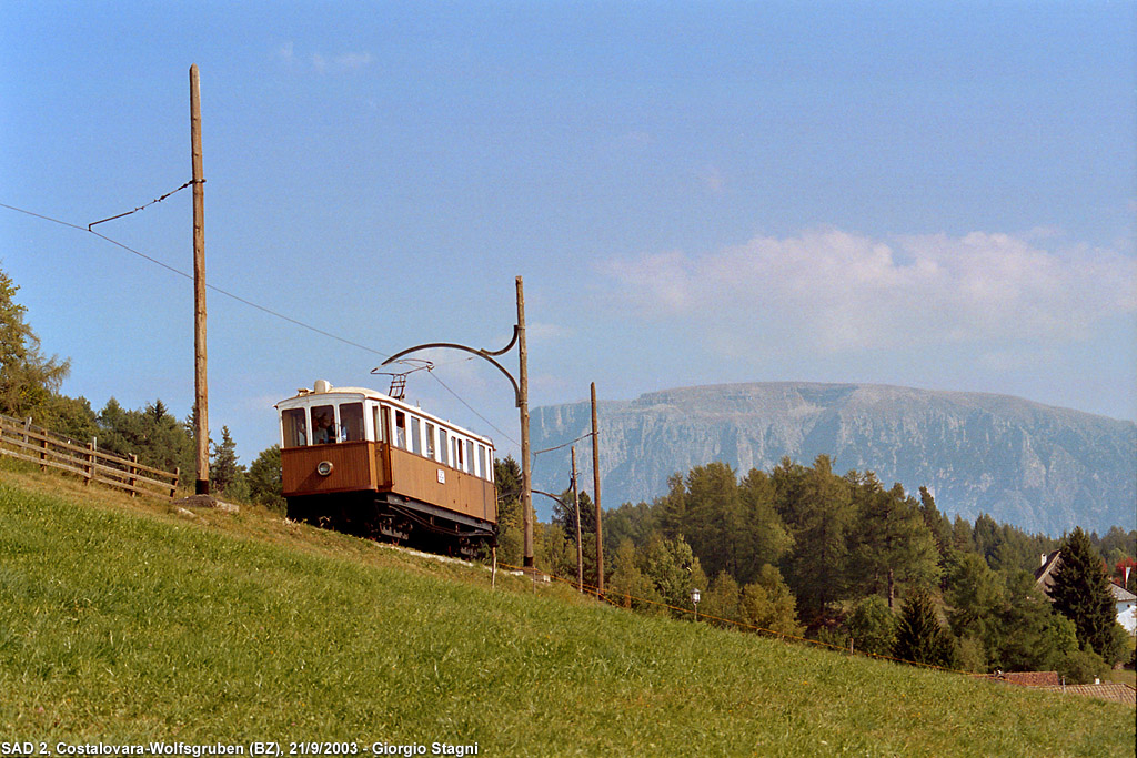 Ferrovia del Renon - Rittnerbahn - Costalovara-Wolfsgruben.