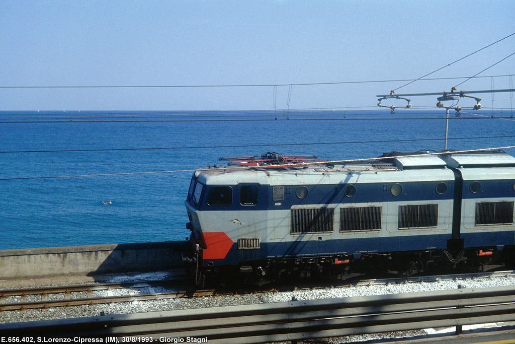 Classic Riviera: gli anni '90, l'ultima stagione dei treni internazionali - S.Lorenzo-Cipressa.