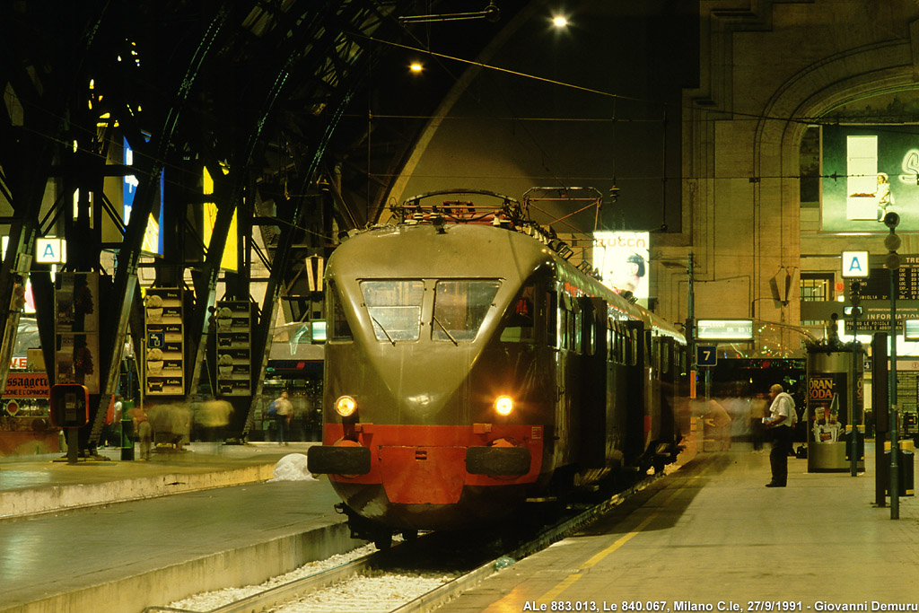 Trazione elettrica intorno a Milano - Milano Centrale.