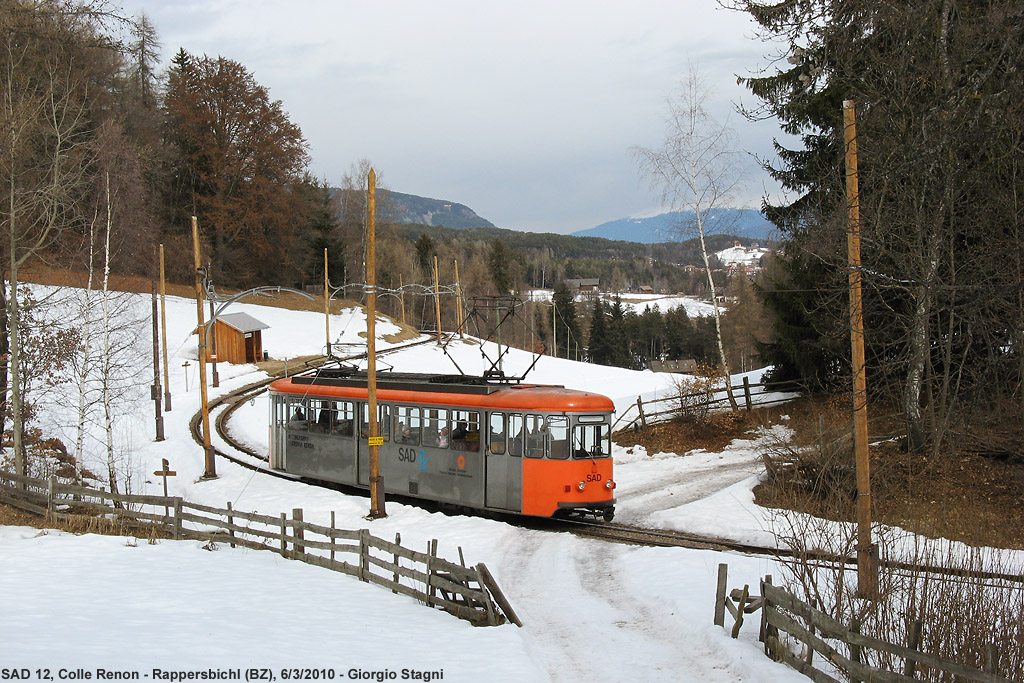 Ferrovia del Renon - Rittnerbahn - Colle Renon - Rappersbichl.