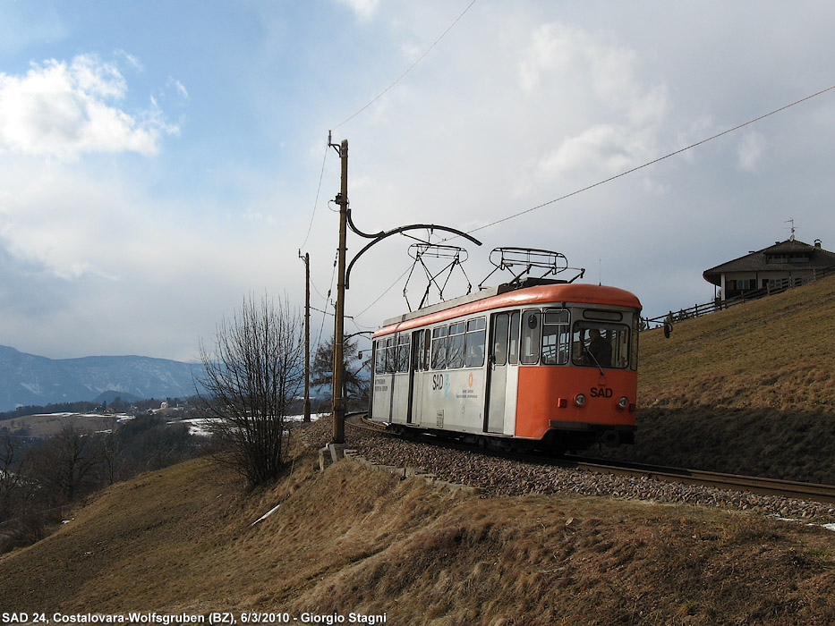 Ferrovia del Renon - Rittnerbahn - Costalovara-Wolfsgruben.