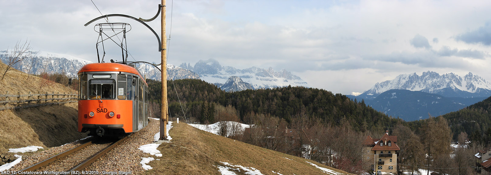 Ferrovia del Renon - Rittnerbahn - Costalovara-Wolfsgruben.