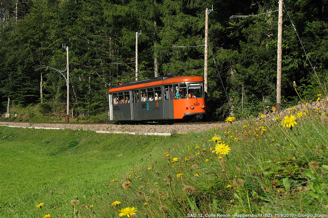 Ferrovia del Renon - Rittnerbahn - Colle Renon - Rappersbichl.