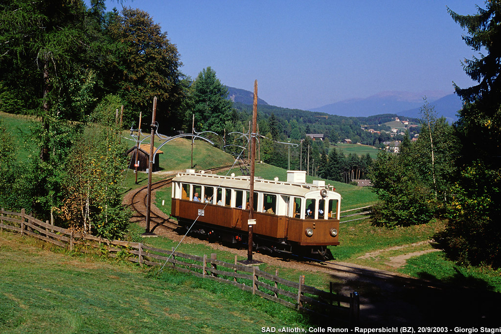 Ferrovia del Renon - Rittnerbahn - Colle Renon - Rappersbichl.