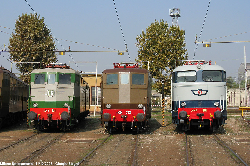 Milano Smistamento - E.636, E.645, E.444