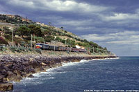 Classic Riviera: gli anni '90, l'ultima stagione dei treni internazionali - Aregai di Cipressa.