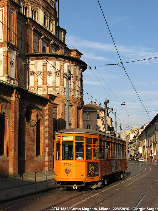 Tram a Milano 2016 - S.Maria delle Grazie.