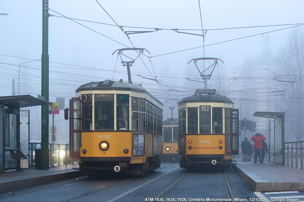 Tram a Milano 2016 - P.le Monumentale.