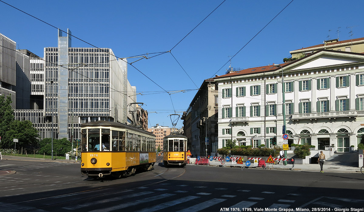 Diversit di sfondi per le Carrelli - Viale Monte Grappa.