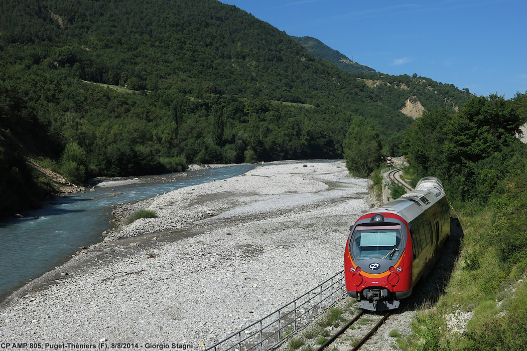CP - Chemins de Fer de Provence - Puget-Thniers.