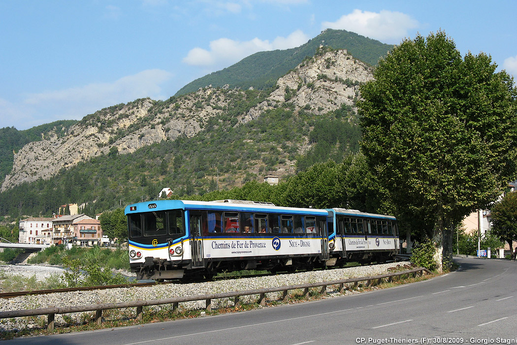 CP - Chemins de Fer de Provence - Puget-Thniers.