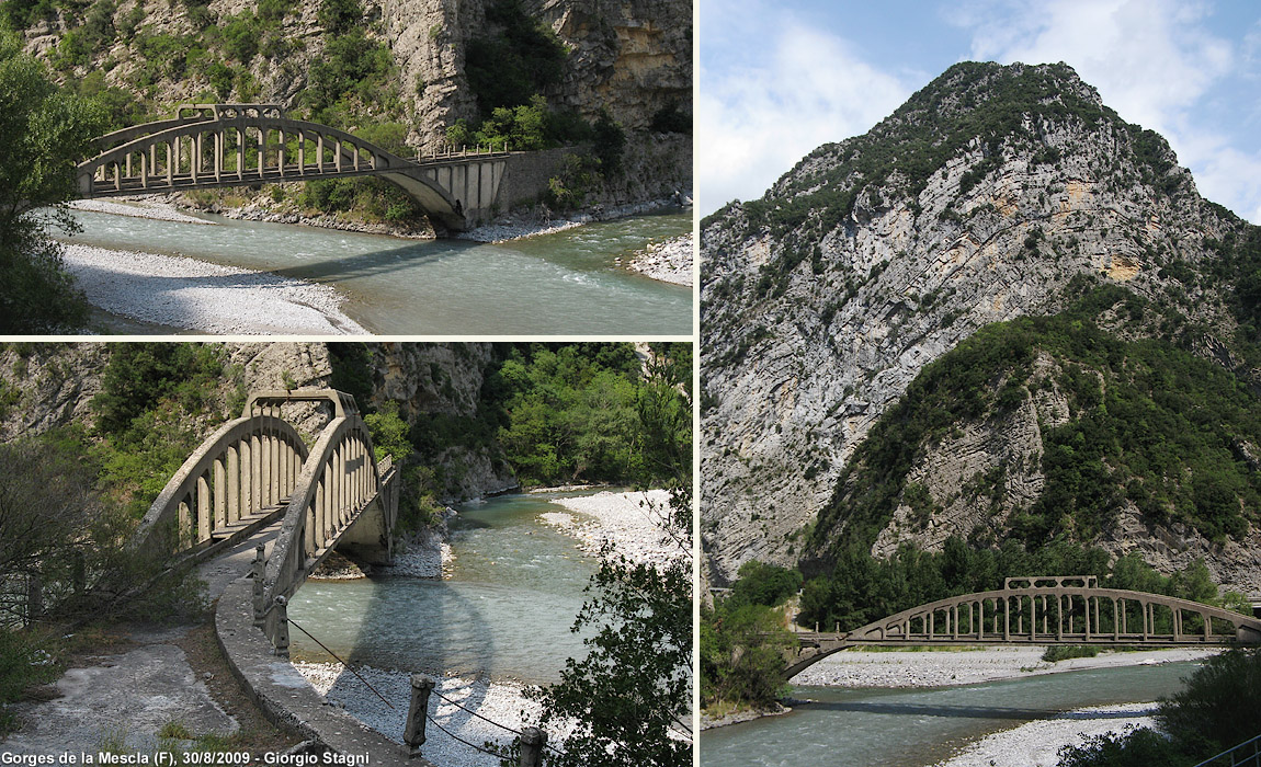 CP - Chemins de Fer de Provence - Gorges de la Mescla.