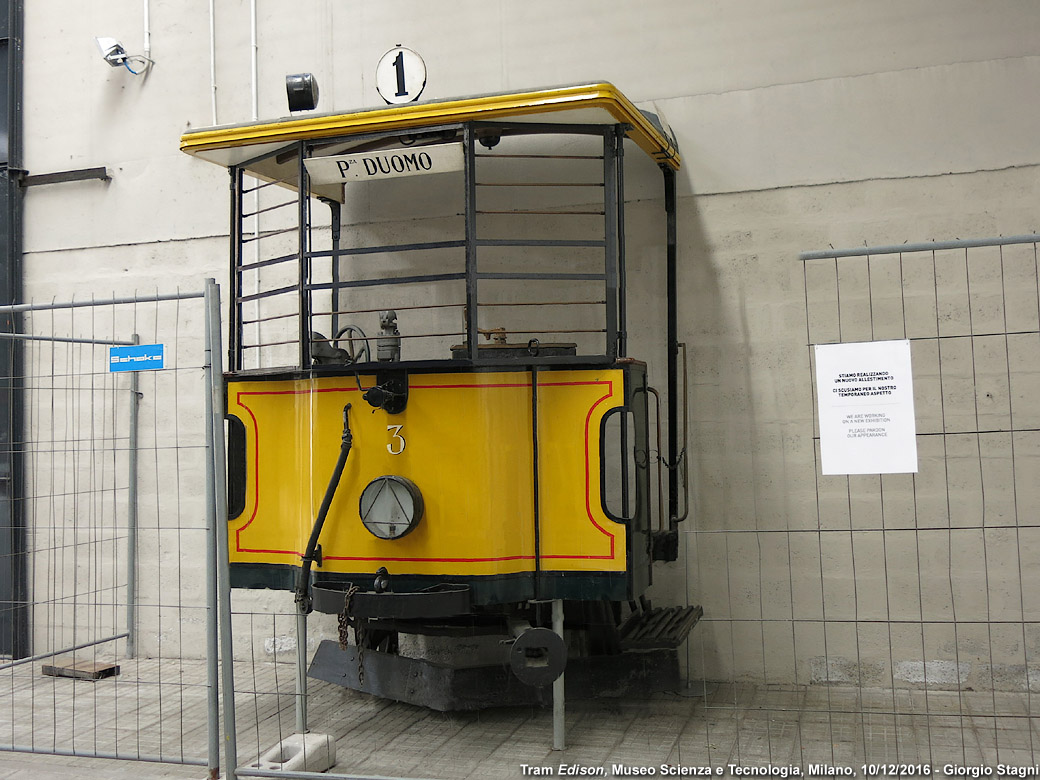 Museo della Scienza e Tecnologia - Milano - Tram Edison.