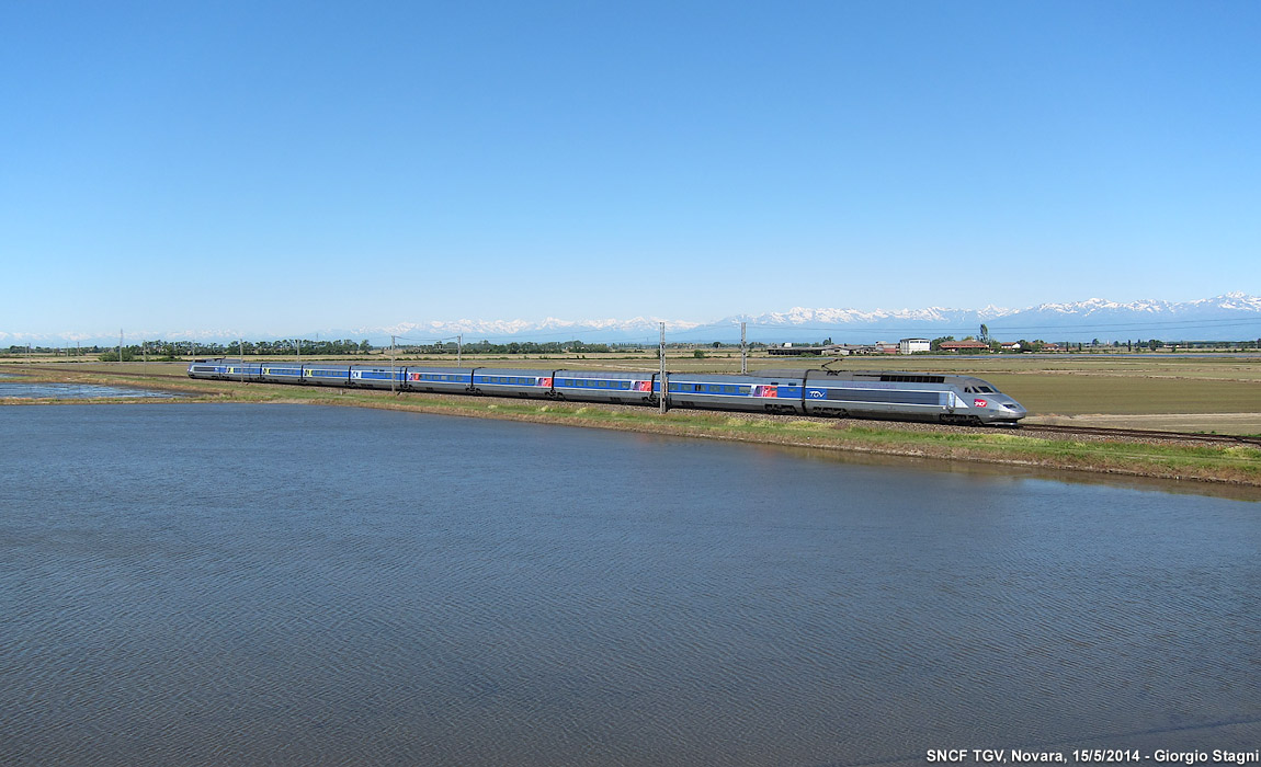 Risaie intorno a Novara - Casalgiate (TGV).