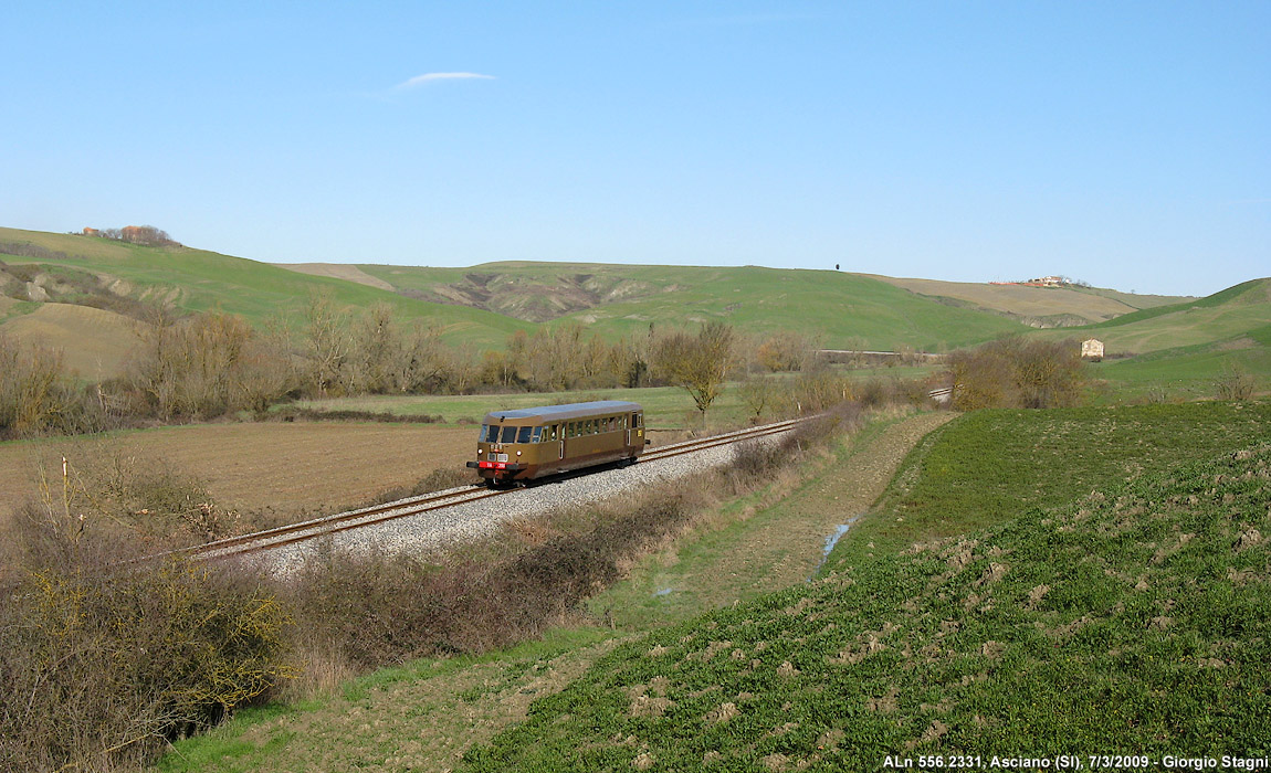 ALn 556 a Siena (2009) - Asciano.