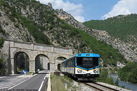 CP - Chemins de Fer de Provence - Entrevaux.
