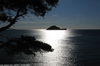 Guardando l'Isola Gallinara - Dalla Punta Murena.