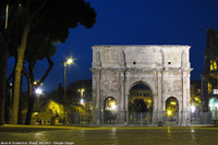 Scende la sera d'inverno - Arco di Costantino.