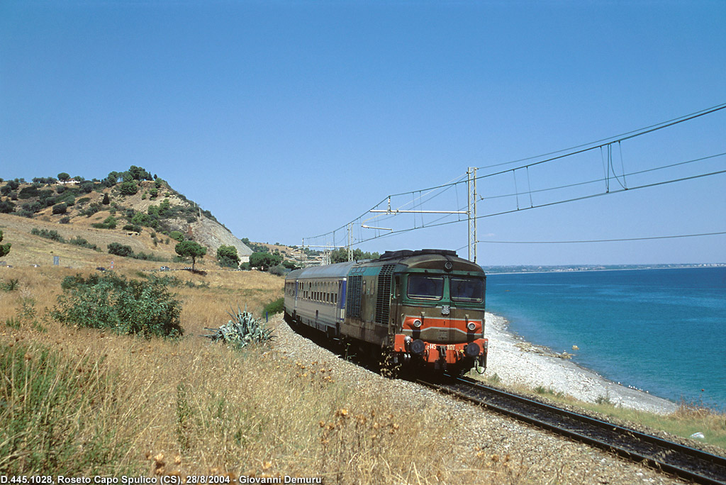 LINEA DI COSTA</b> - Le coste calabre - Roseto C.S.