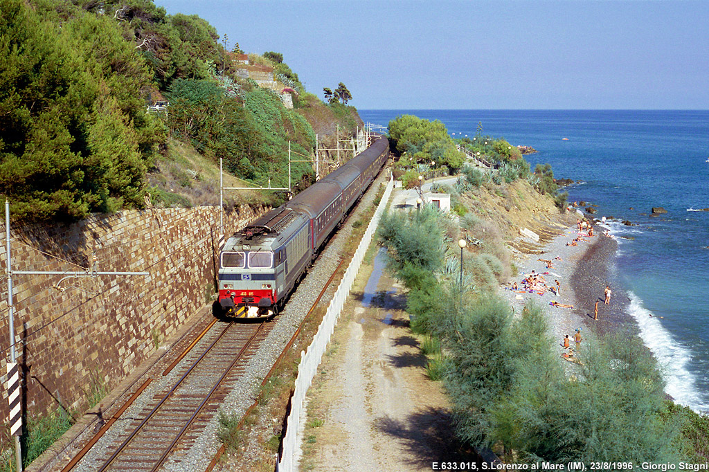 LINEA DI COSTA</b> - La ferrovia San Lorenzo-Ospedaletti - S. Lorenzo