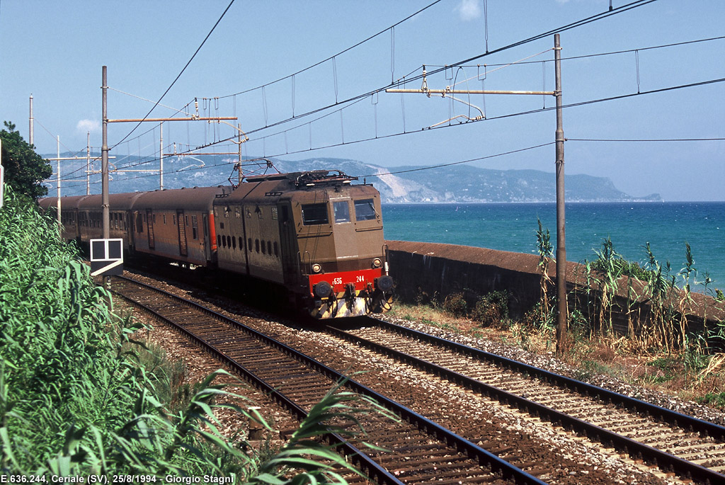 LINEA DI COSTA</b> - Panorami della costa ligure - Ceriale