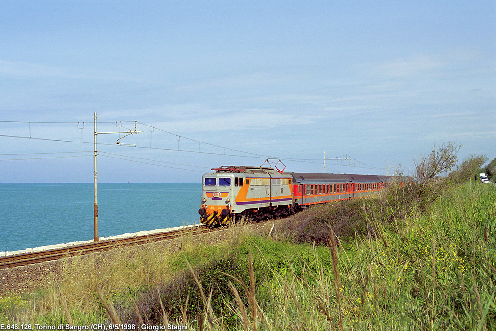 LINEA DI COSTA</b> - La ferrovia Ortona-Casalbordino - Torino di Sangro