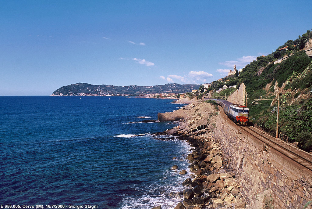 LINEA DI COSTA</b> - Panorami della costa ligure - Cervo