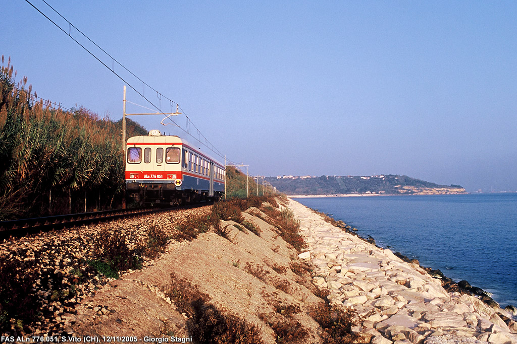 LINEA DI COSTA</b> - La ferrovia Ortona-Casalbordino - S. Vito