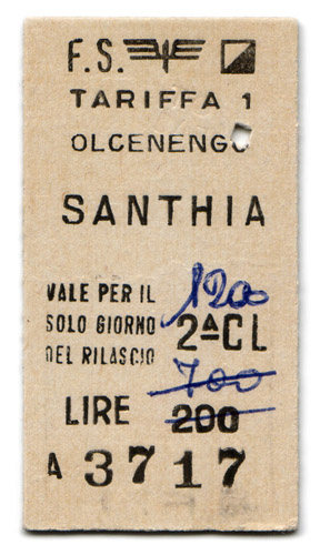 ORIZZONTE DI PIANURA - I biglietti Edmonson