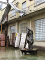 Fonderia Artistica Battaglia - Cortile interno.