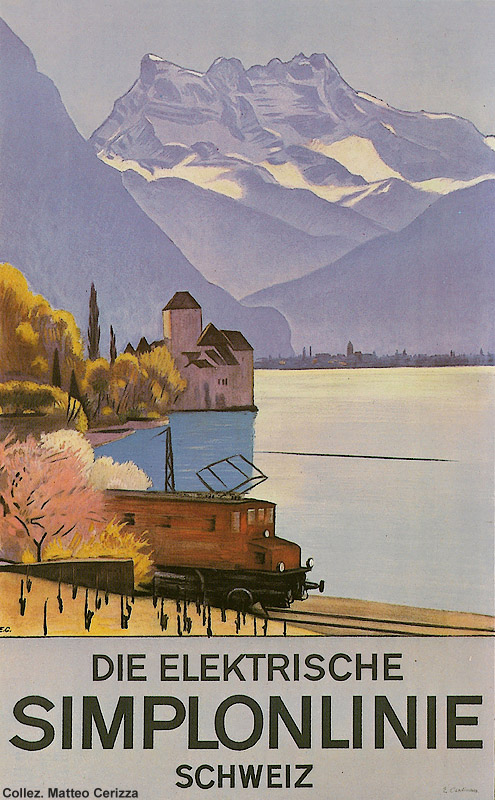 Manifesti ferroviari - Sempione (SBB).