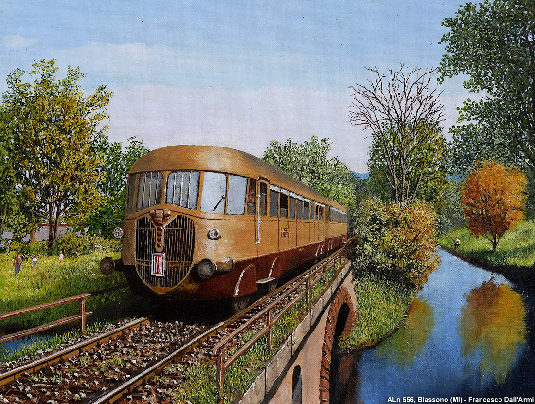 Quadri di Francesco Dall'Armi - Ponte sul Lambro presso Peregallo