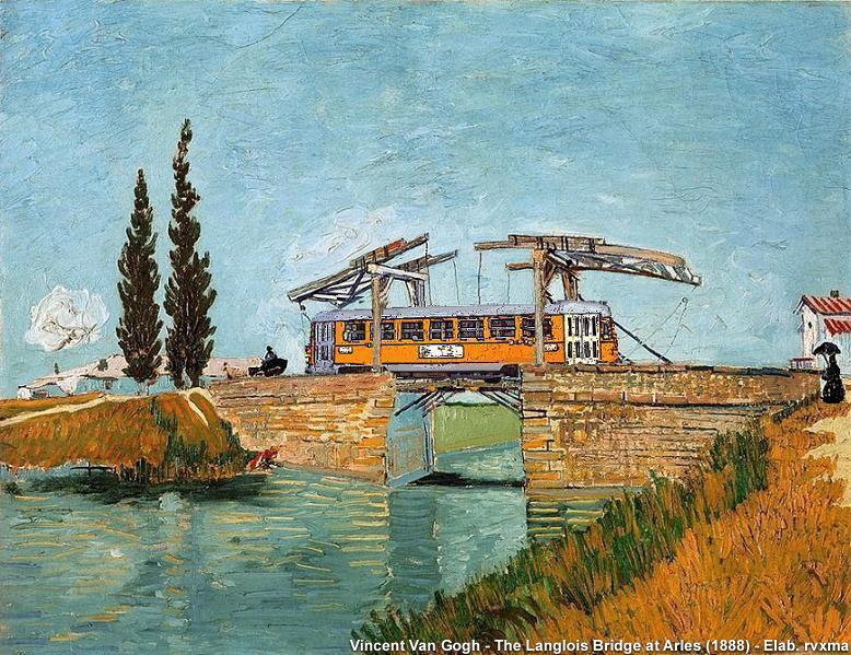 Un treno dentro il quadro! - Vincent Van Gogh (1853-1890)
